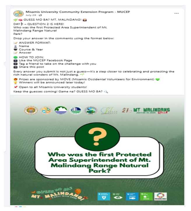 Misamis University Strengthens  Biodiversity and Ecosystem Conservation Through Education, Research, and Community Engagement